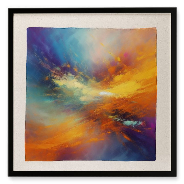 Regeneration – Framed Custom Silk Fabric Art