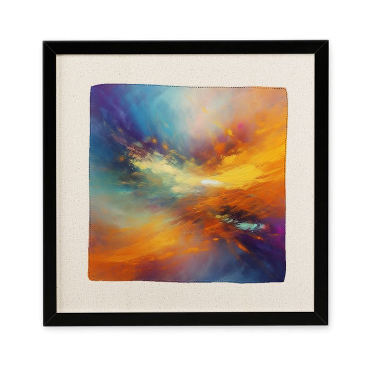 Regeneration – Framed Custom Silk Fabric Art