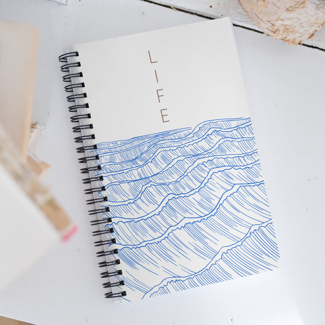 Ocean Life Spiral notebook by Christina Stefani