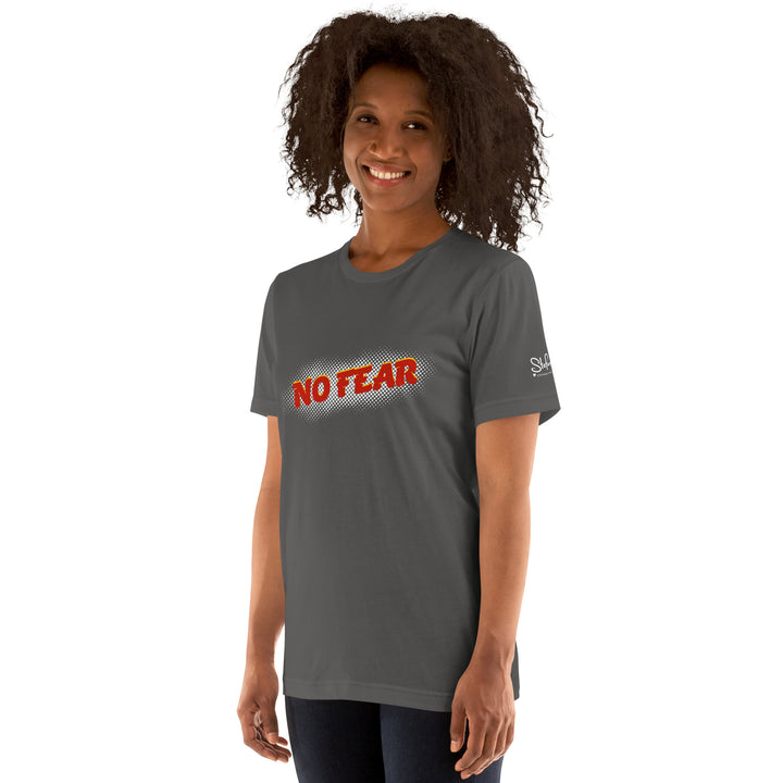 No Fear Graphic Unisex T-shirt by Christina Stefani