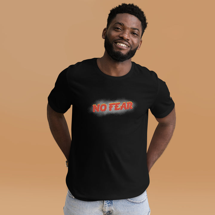 No Fear Graphic Unisex T-shirt by Christina Stefani