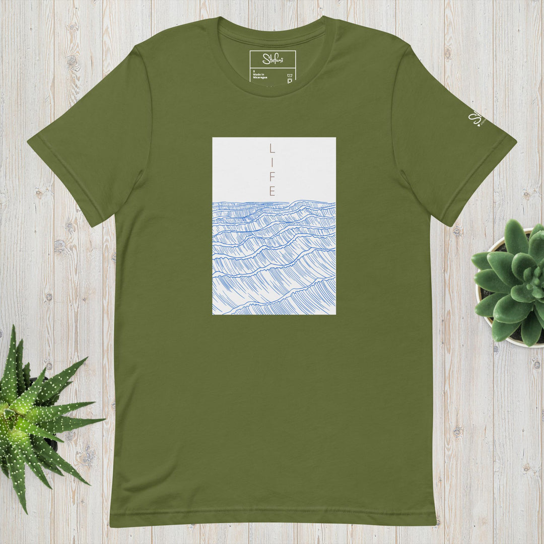 Ocean Life Unisex T-shirt by Christina Stefani