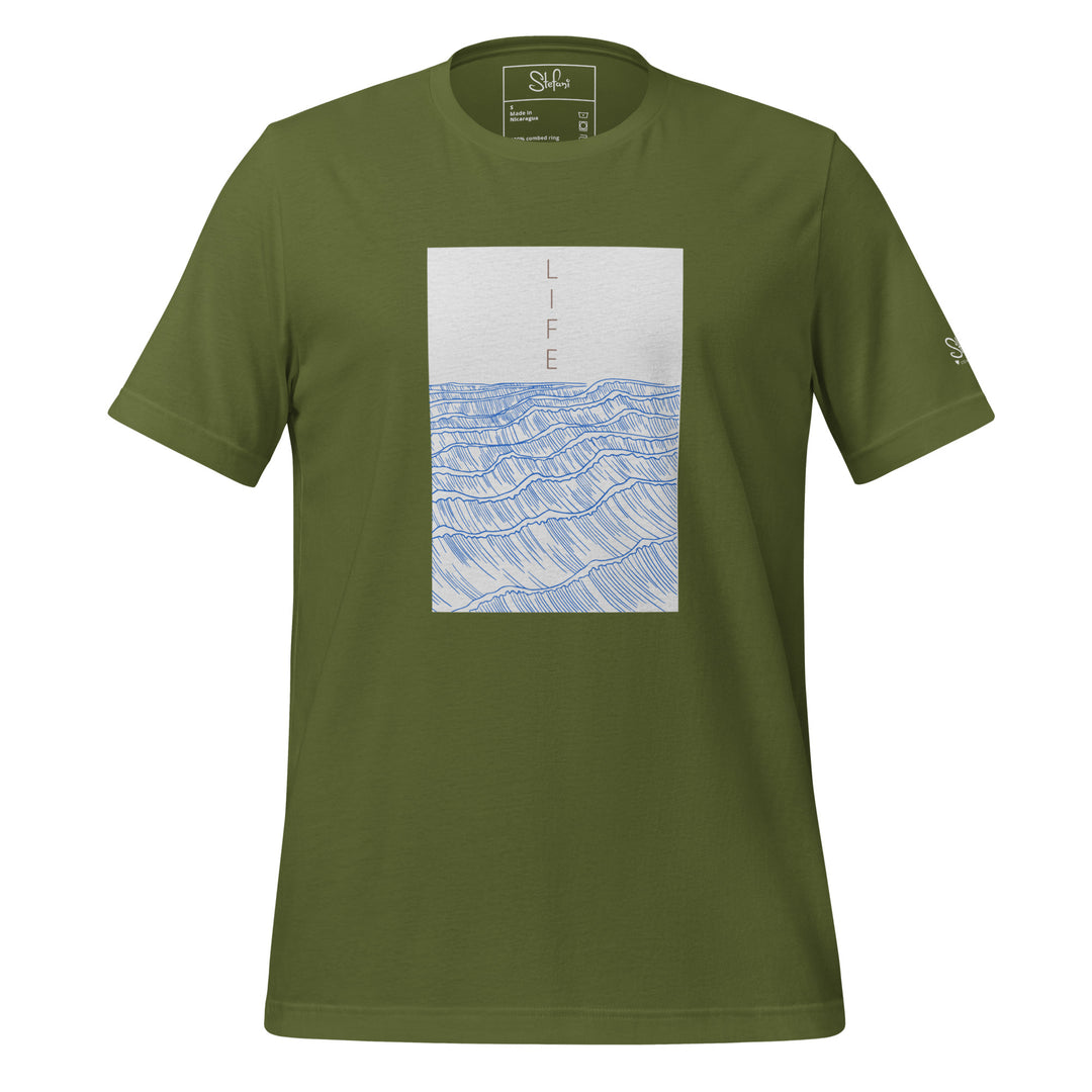 Ocean Life Unisex T-shirt by Christina Stefani