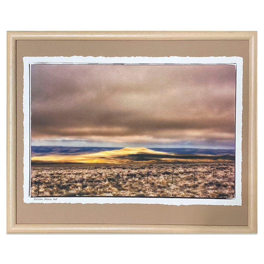 Eastern Oregon Mood Vintage Custom Framed Photograph - Custom - Richard Stefani - Stefani Fine Art