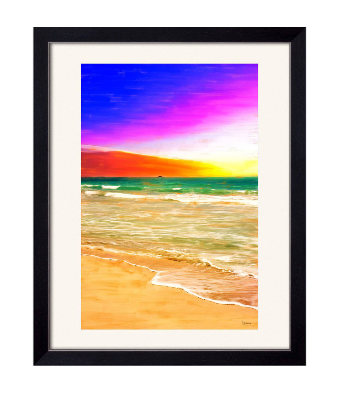 Kailua Beach Sunrise - Open Editions - Christina Stefani - Stefani Fine Art