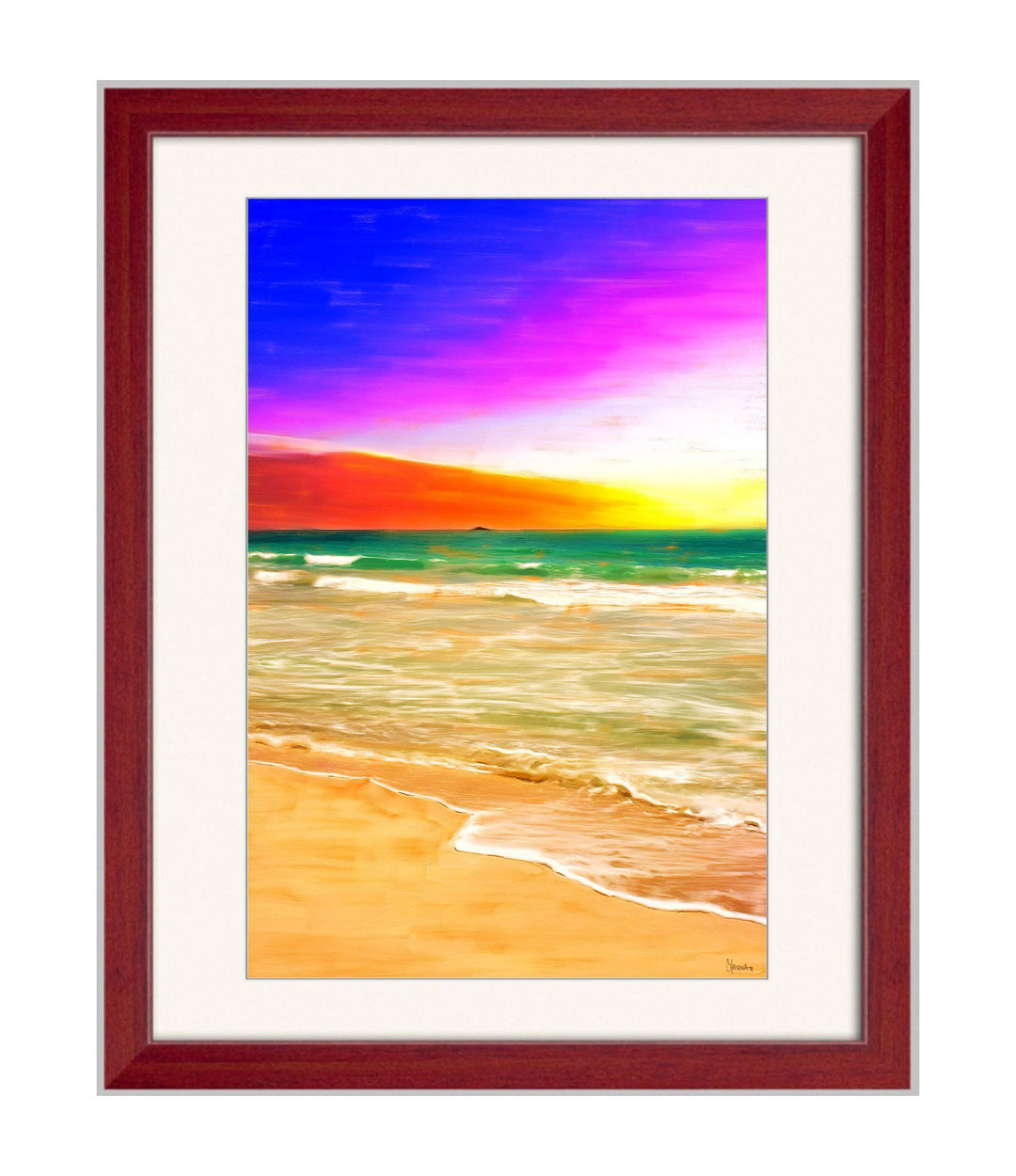 Kailua Beach Sunrise - Open Editions - Christina Stefani - Stefani Fine Art