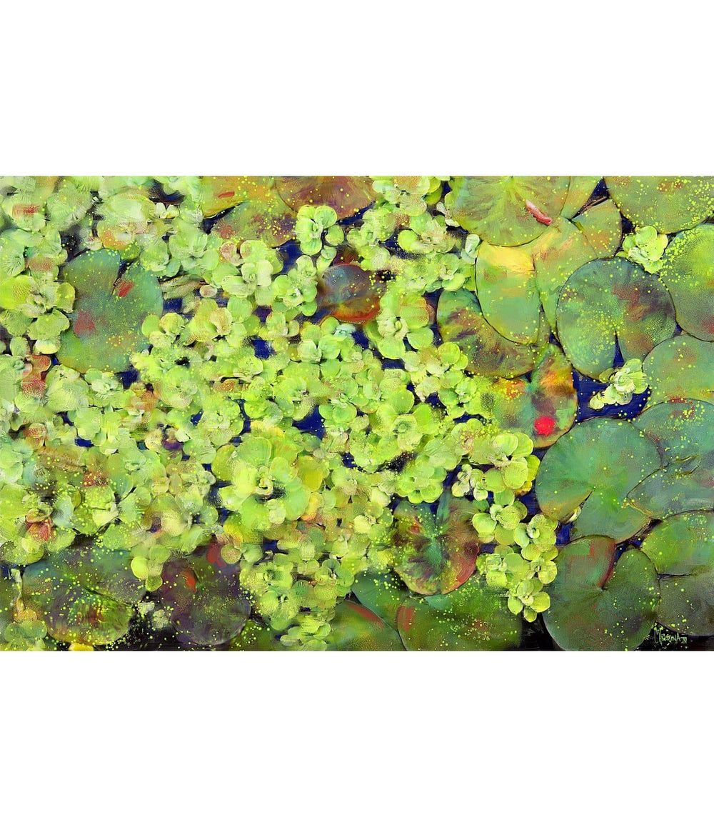 Lily Pads – Collector's Edition - Original - Christina Stefani - Stefani Fine Art