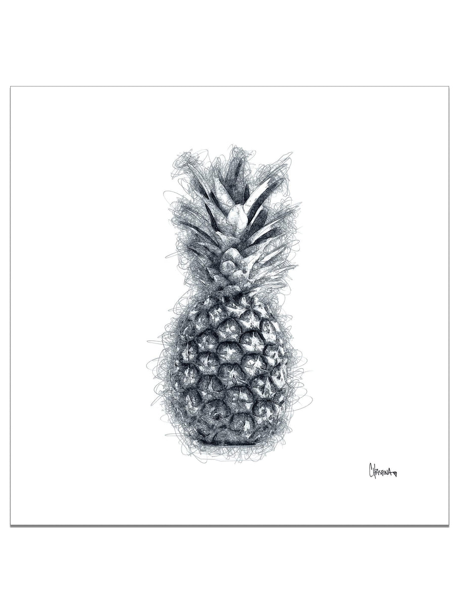 Pineapple Square Edition - Square Editions - Christina Stefani - Stefani Fine Art