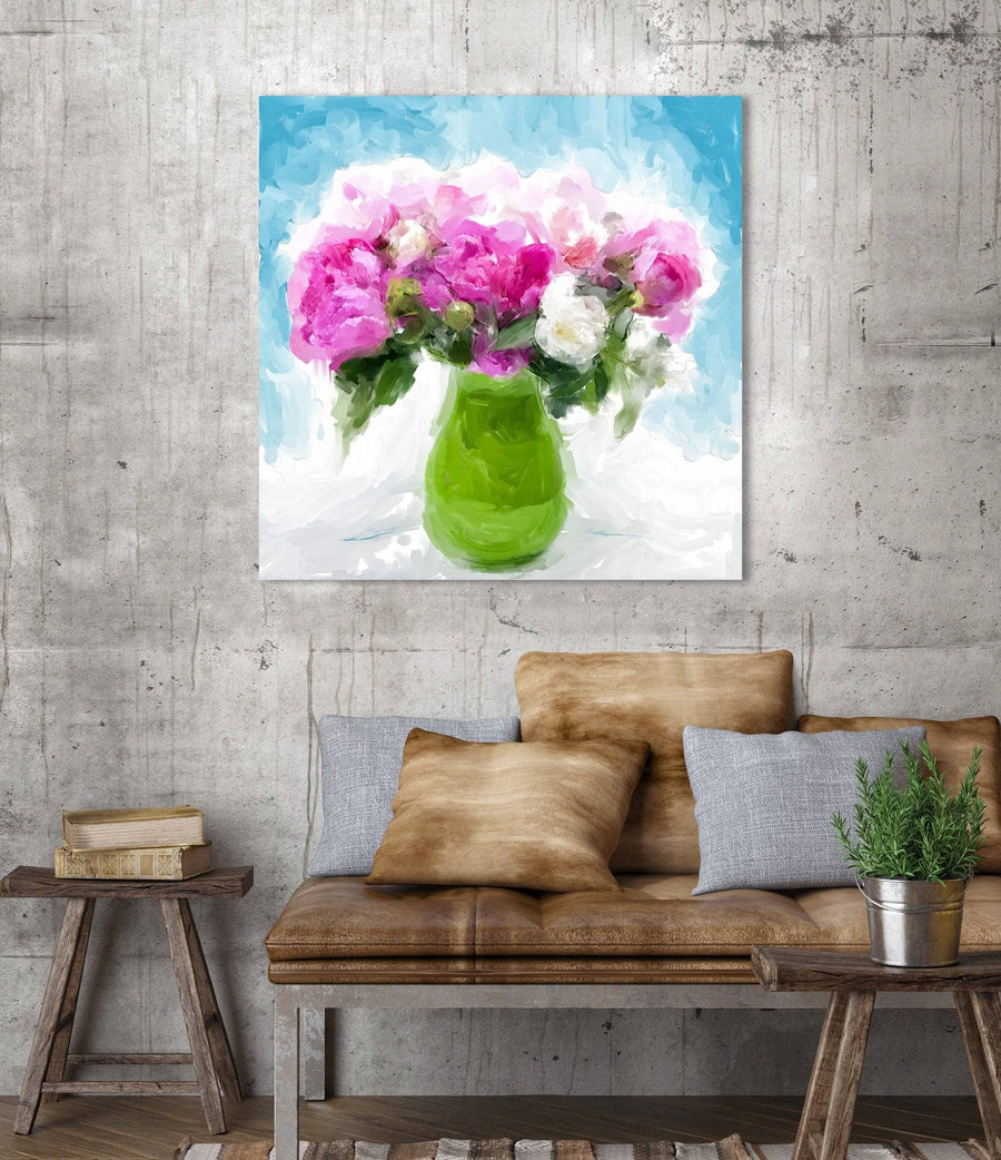 Pink Peonies – Collector's Edition - Original - Christina Stefani - Stefani Fine Art